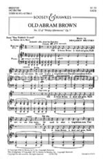 Old Abram Brown SSAA choral sheet music cover Thumbnail